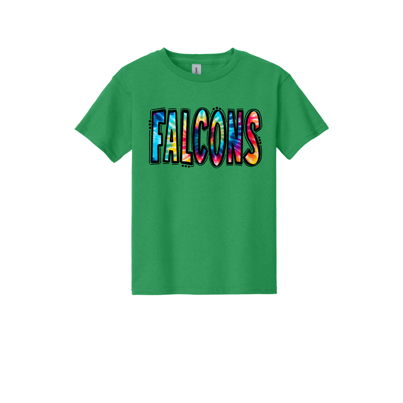 #3 Youth Tie-Dye Green Falcon