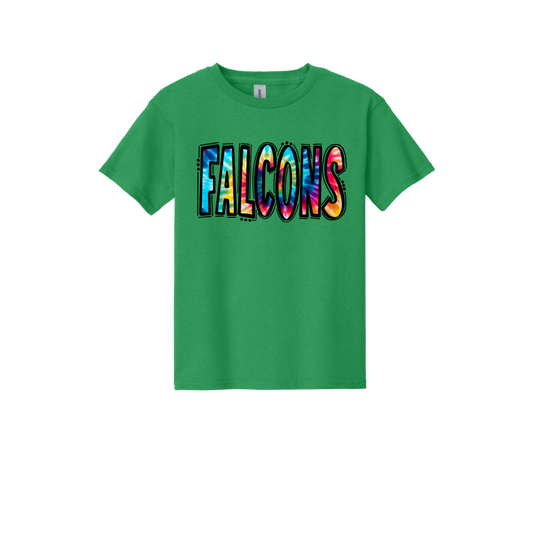 #3 Youth Tie-Dye Green Falcon